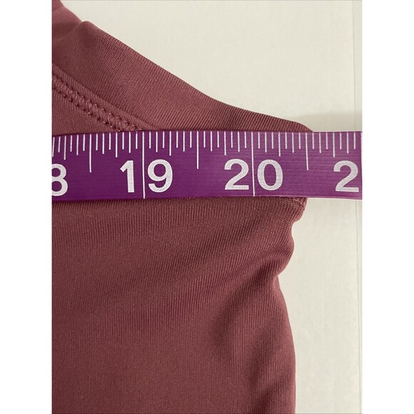 90 Degree by Reflex Womens Terracotta Crop Top XL Workout Activewear Athleisure - Picture 6 of 8